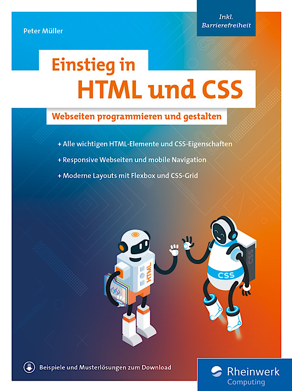 Cover von Einstieg in HTML und CSS von 2024